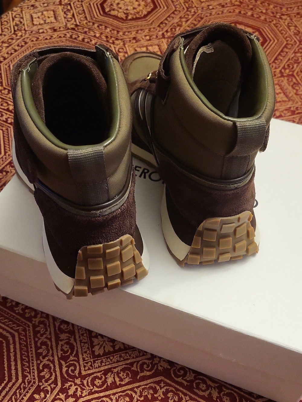 Veronica Beard Valentina Hiking Shoes,Cypress Espresso - Picture 4 of 9